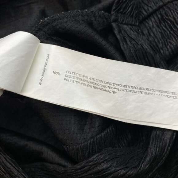 MINKPINK Urban Outfitters Never Land Split Hem Textured Skirt Sz Small - Picture 5 of 5